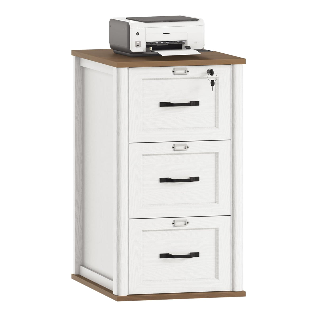 3-Drawer Locking File Cabinet