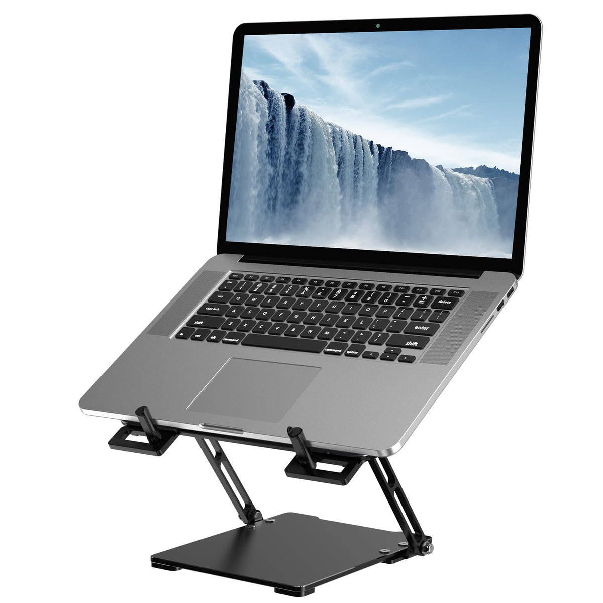 Gogoonike Ultra-Thin Laptop Stand for Desk, Adjustable Laptop Riser