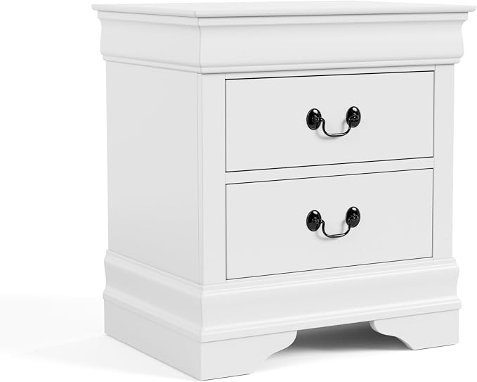 Traditional Two-Drawer Nightstand