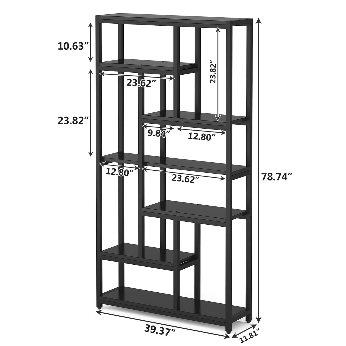 7-Tier Open Bookcase