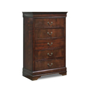5-Drawer Chest of Drawers – Dark Brown