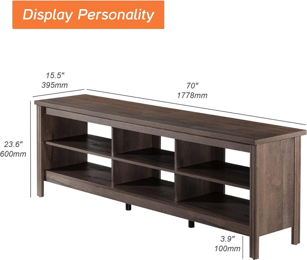 Farmhouse TV Stand with Storage