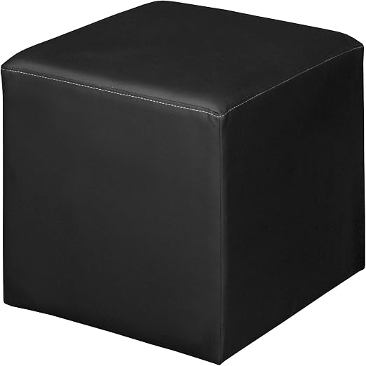 Square Vinyl Ottoman