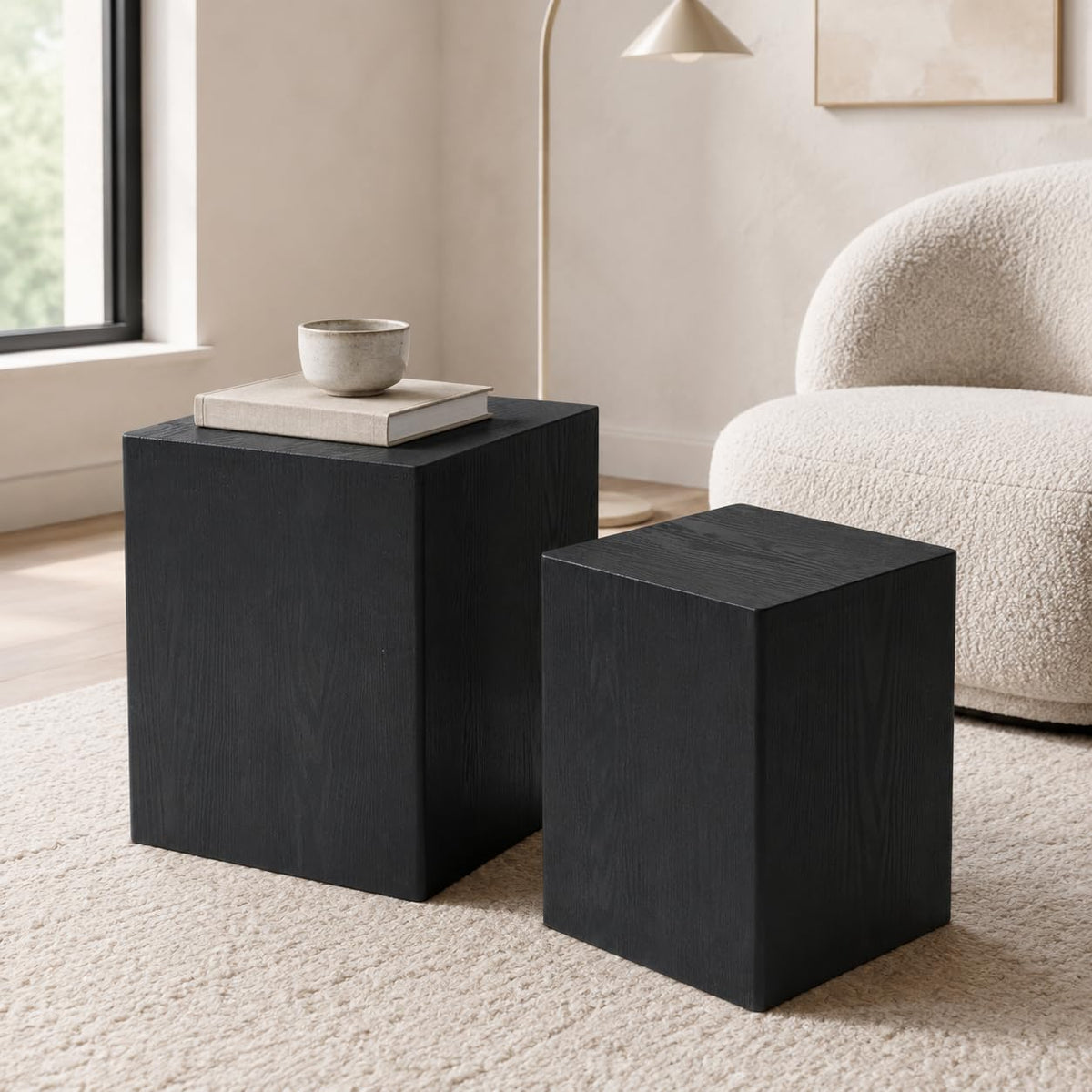 Black Nesting Coffee Tables