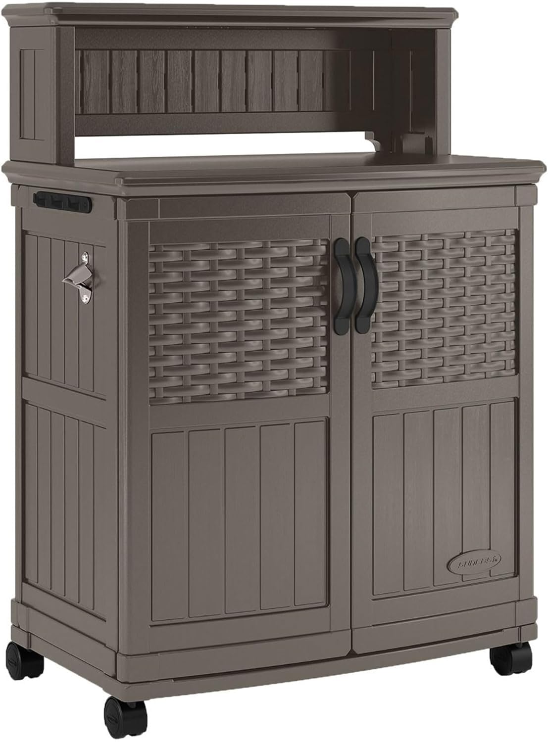 Outdoor Prep Station with Storage Cabinet