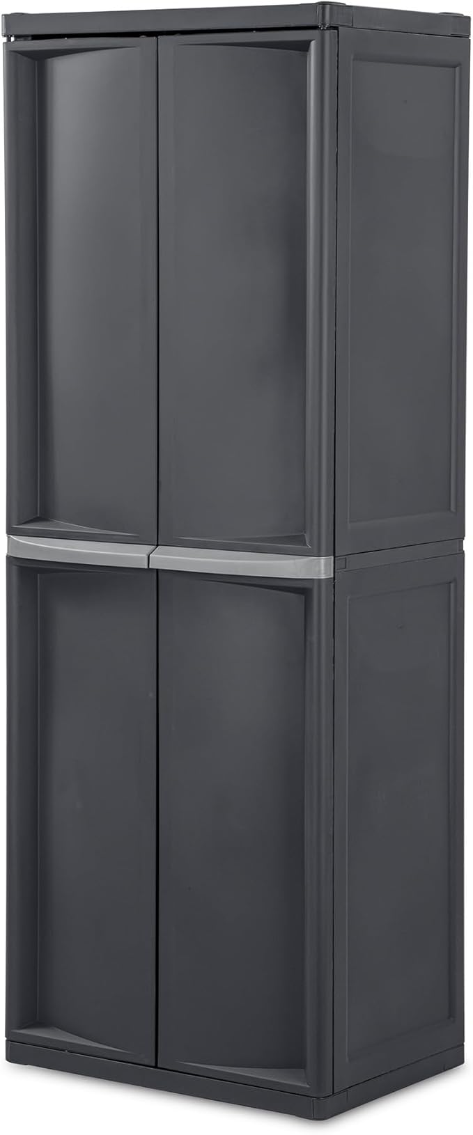 4-Shelf Plastic Storage Cabinet