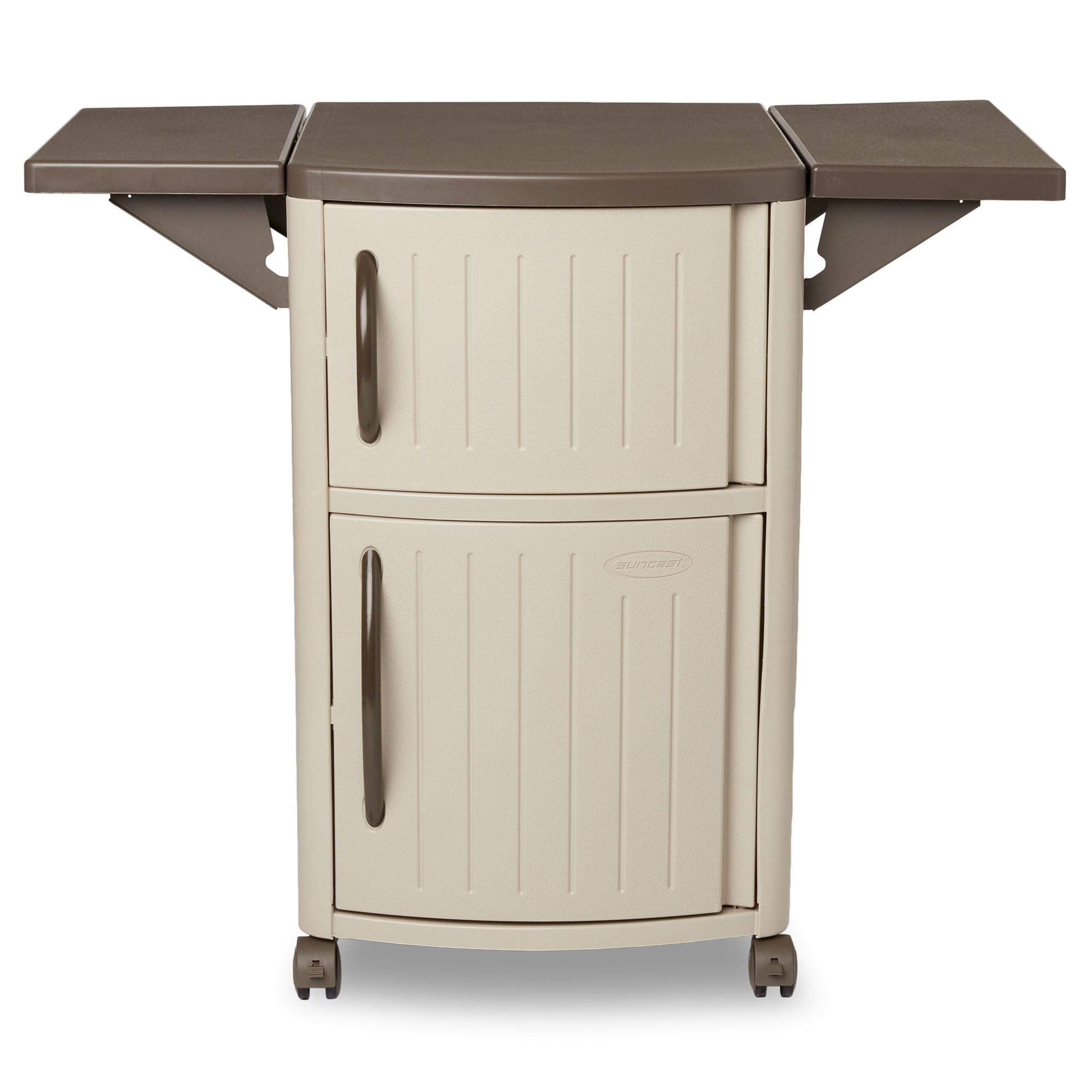 Outdoor Grilling Prep Station with Storage