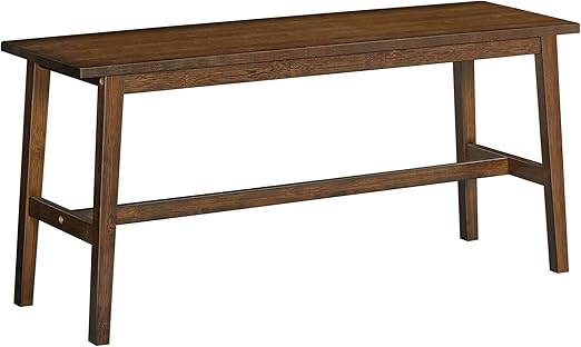 Bamboo Dining Bench – Farmhouse Style, 39.3"