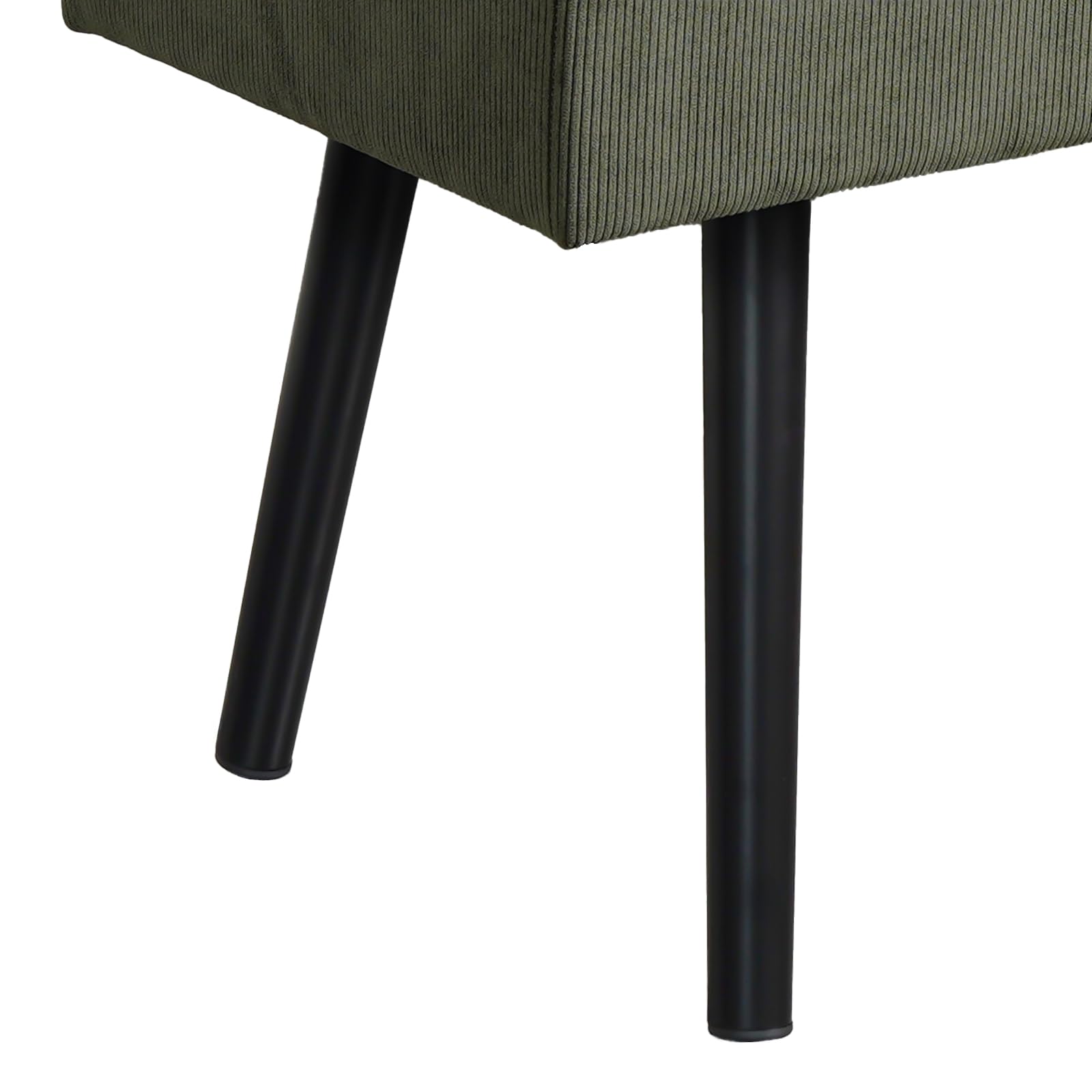 Corduroy Padded Entryway Bench