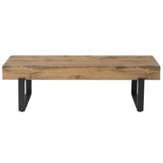 Industrial MDF Bench with Metal Legs