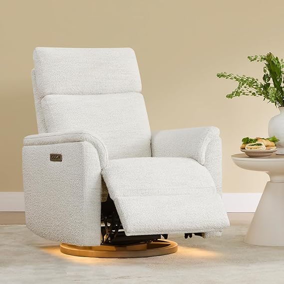 Power Nursery Glider with Nightlight