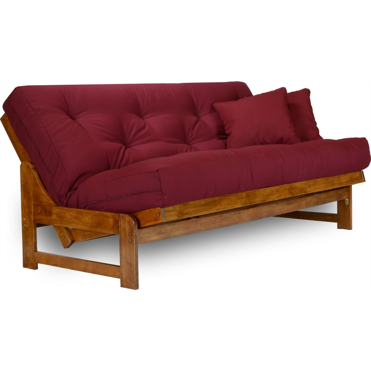 Arden Futon Frame - Full Size (Frame Only), Solid Wood Construction
