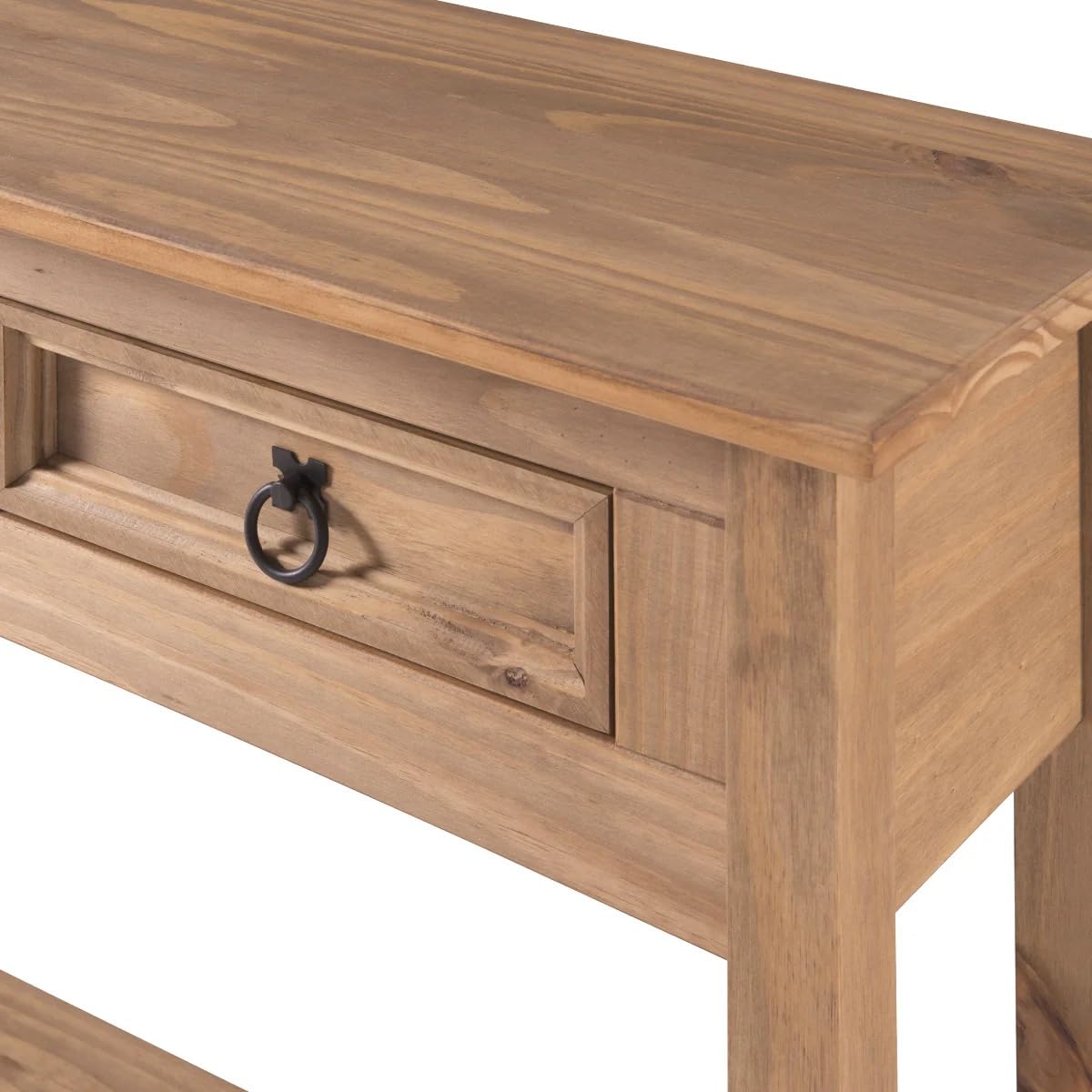 Solid Pine Console Table with Drawers