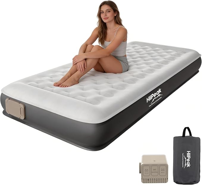 Self-Inflating TPU Air Mattress with Built-In Wireless Pump
