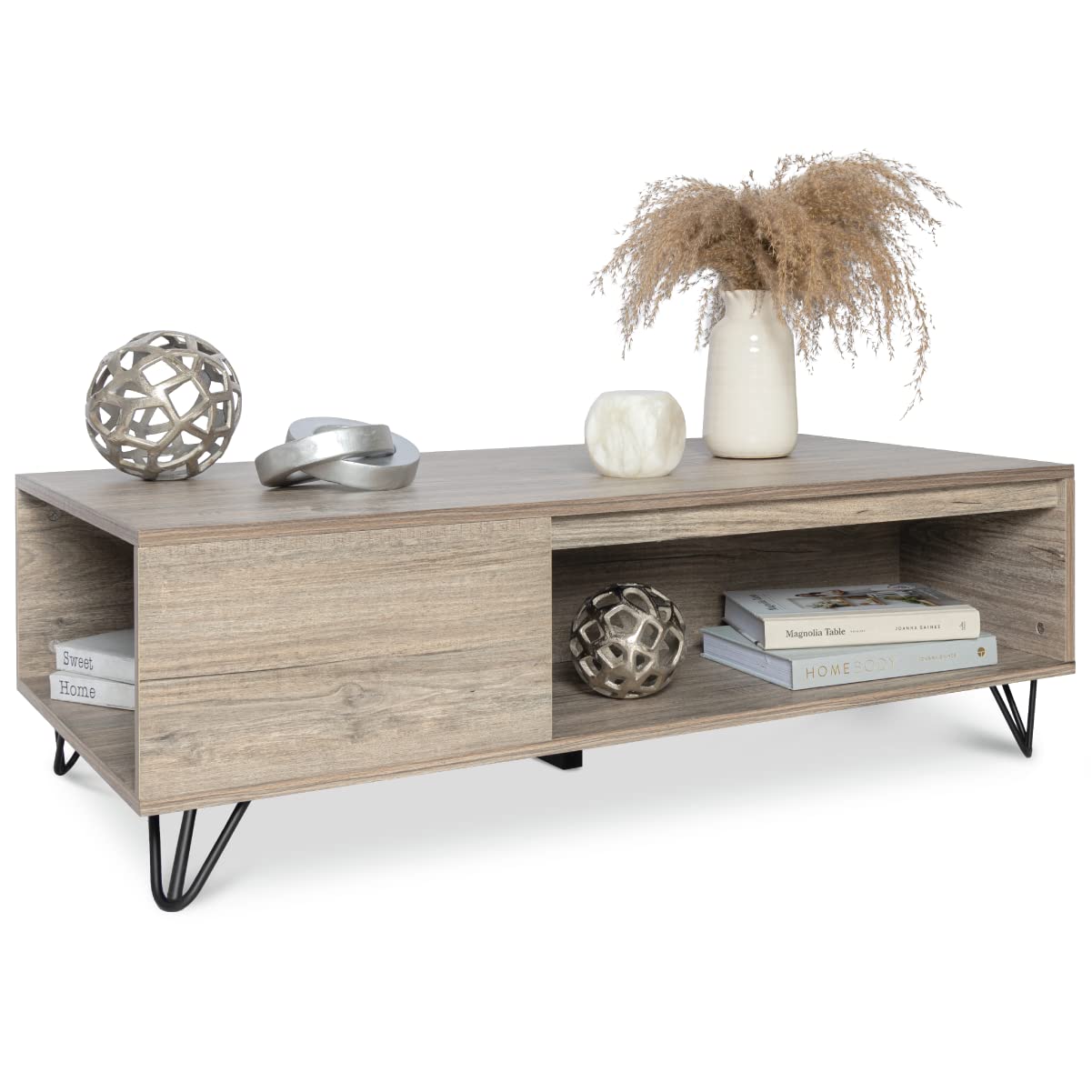 Modern Farmhouse Coffee Table with Storage