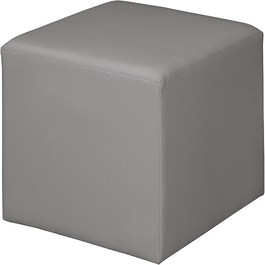 Square Vinyl Ottoman