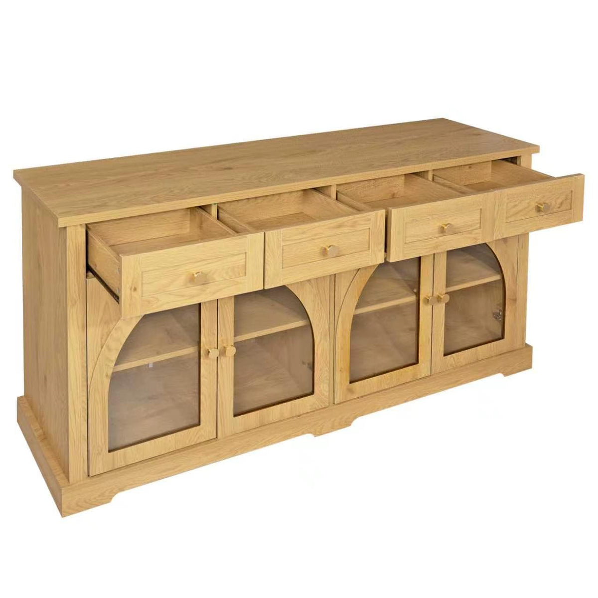 Arched Glass Door Sideboard