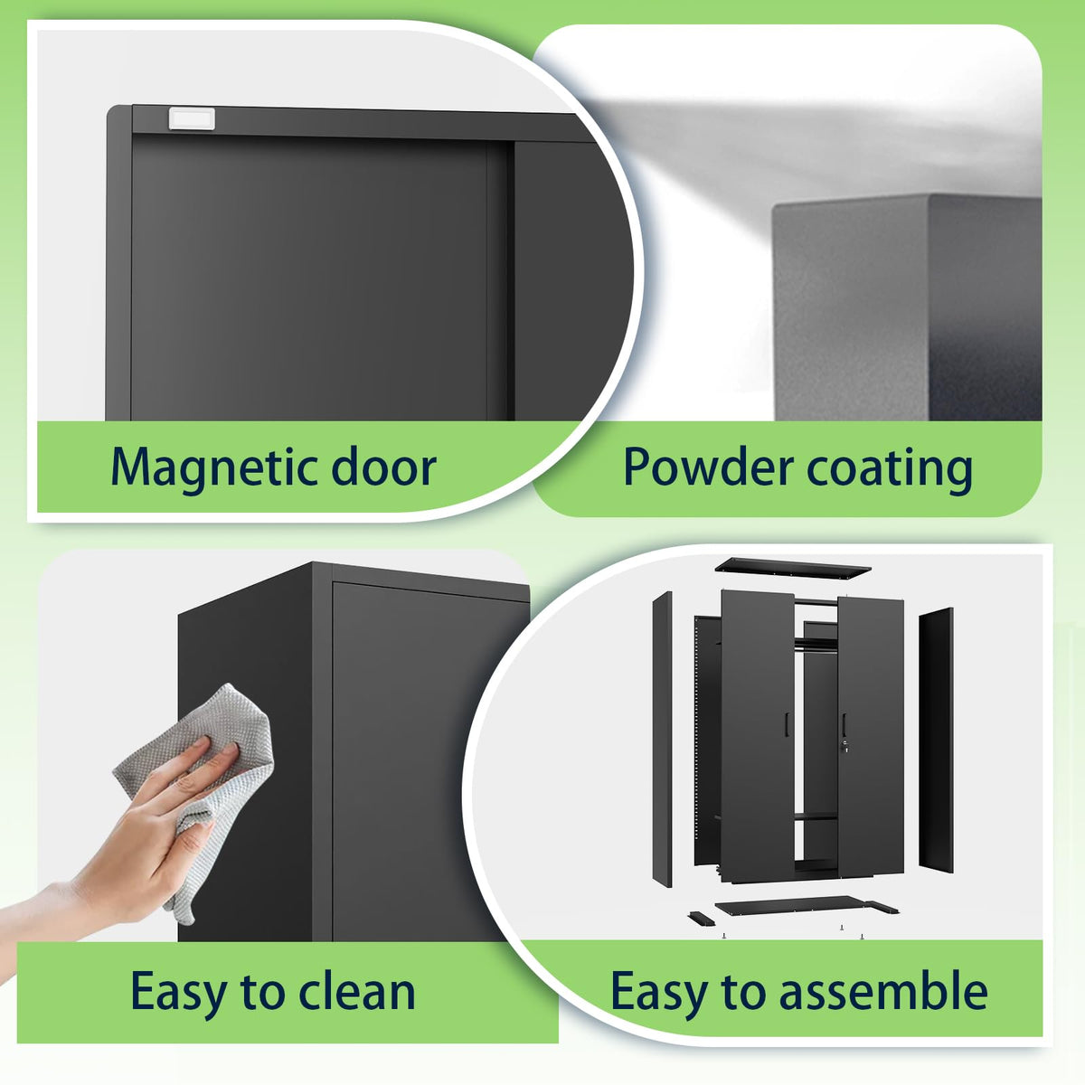 Locking Steel Wardrobe Cabinet
