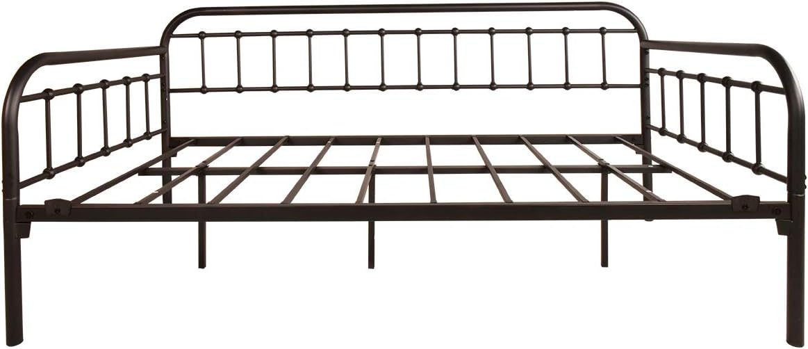 Twin Metal Daybed Frame with Heavy Duty Slats