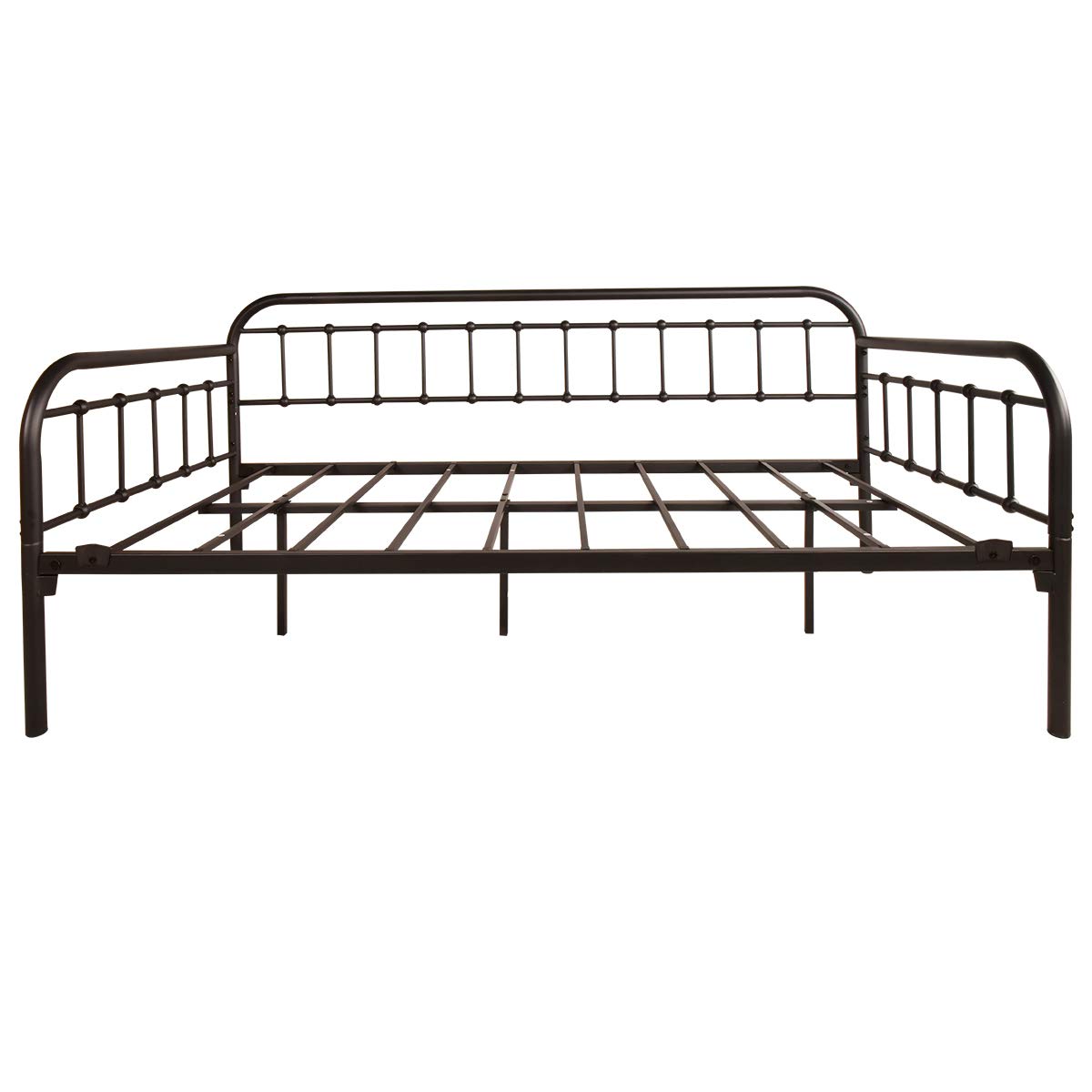 Twin Metal Daybed Frame with Heavy Duty Slats