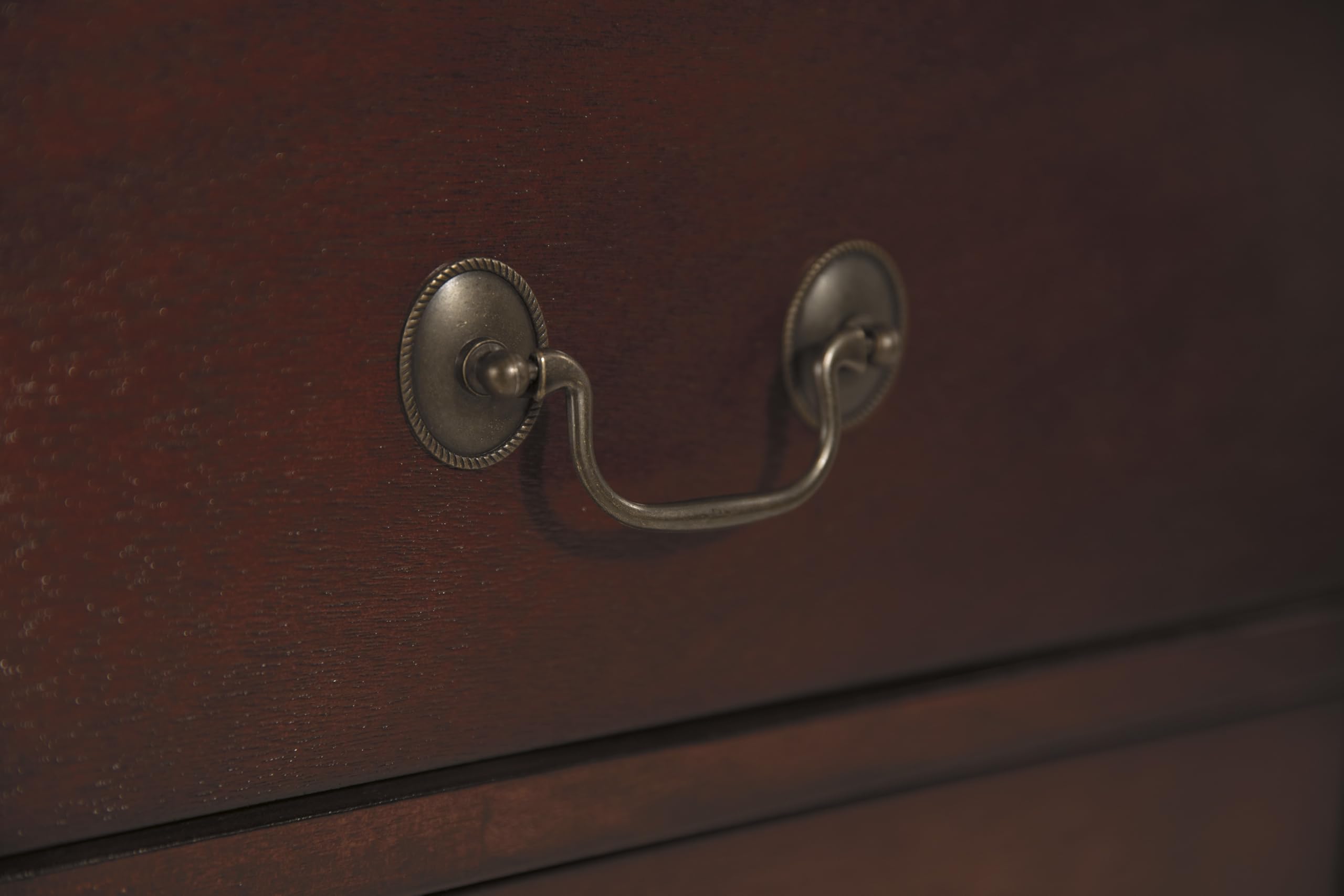 2-Drawer Nightstand with Louis Philippe Moulding