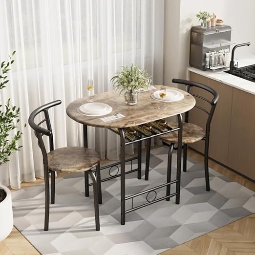 4-Piece Dining Set with Bench for 4