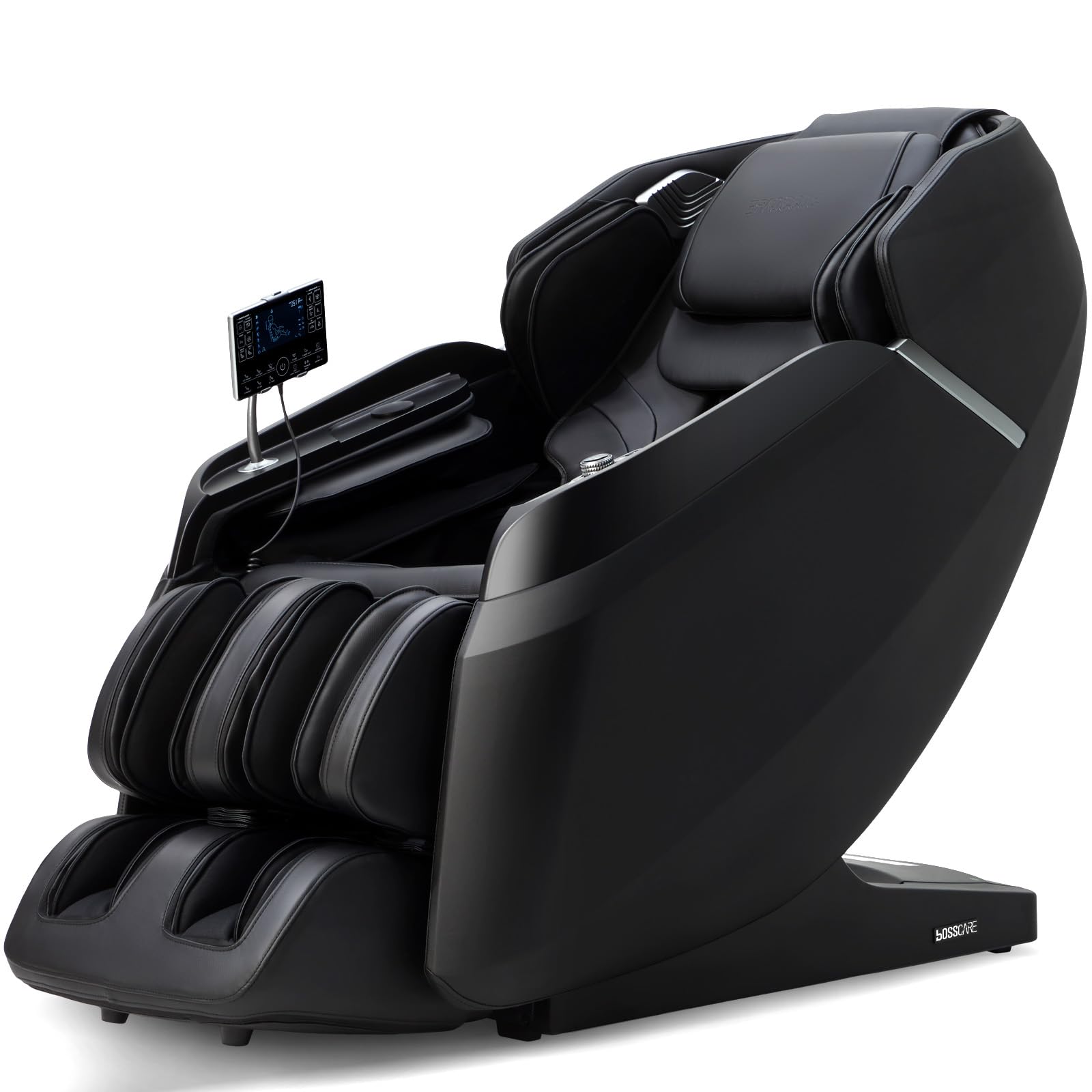 BOSSCARE 2026 4D Massage Chair Full Body, 24 Modes Zero Gravity SL-Track Shiatsu Recliner- AI APP Control Airbag Massage with Body Scan,Deep Yoga Stretch,Heating Waist and Foot (Black)