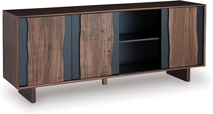 4-Door Accent Cabinet with Adjustable Shelves