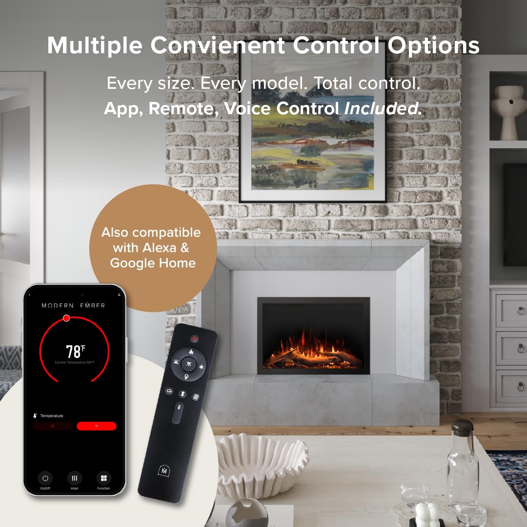 Smart Electric Fireplace Insert