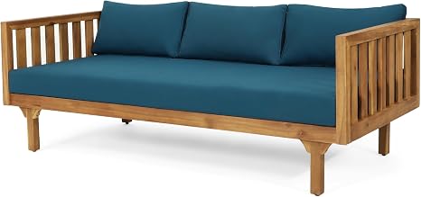Outdoor Acacia Wood Daybed – 3-Seater