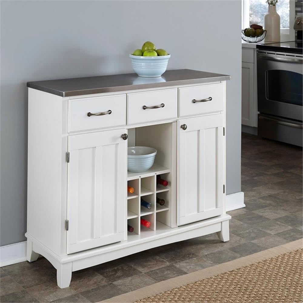 homestyles Server sideboards-buffets-credenzas, White