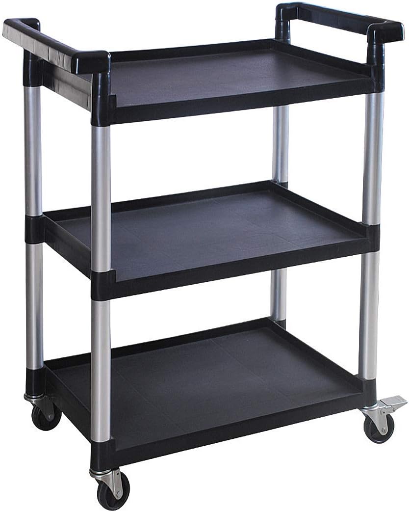 3-Shelf Utility Cart with Wheels