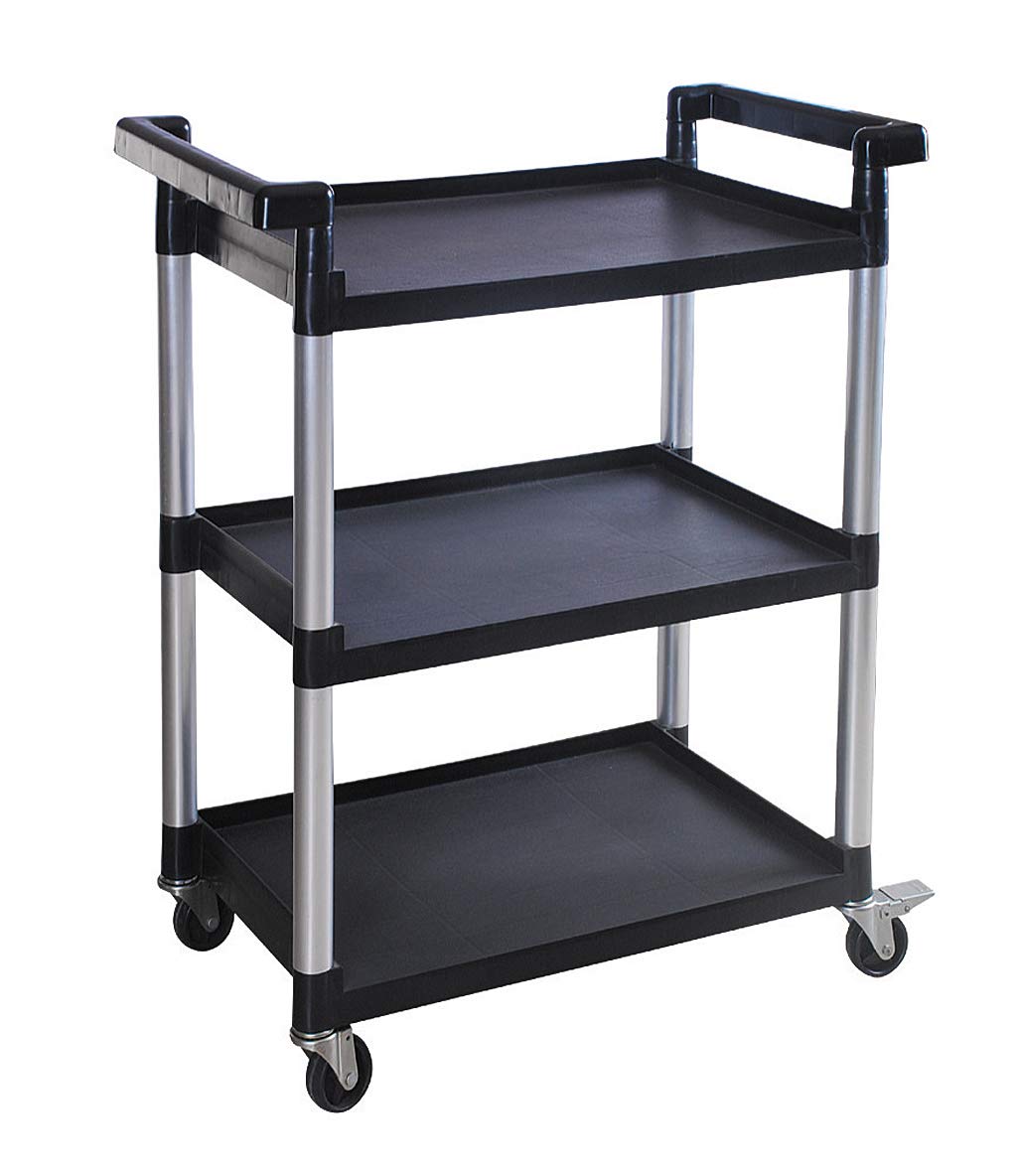 3-Shelf Utility Cart with Wheels