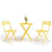 3-Piece Folding Patio Bistro Set