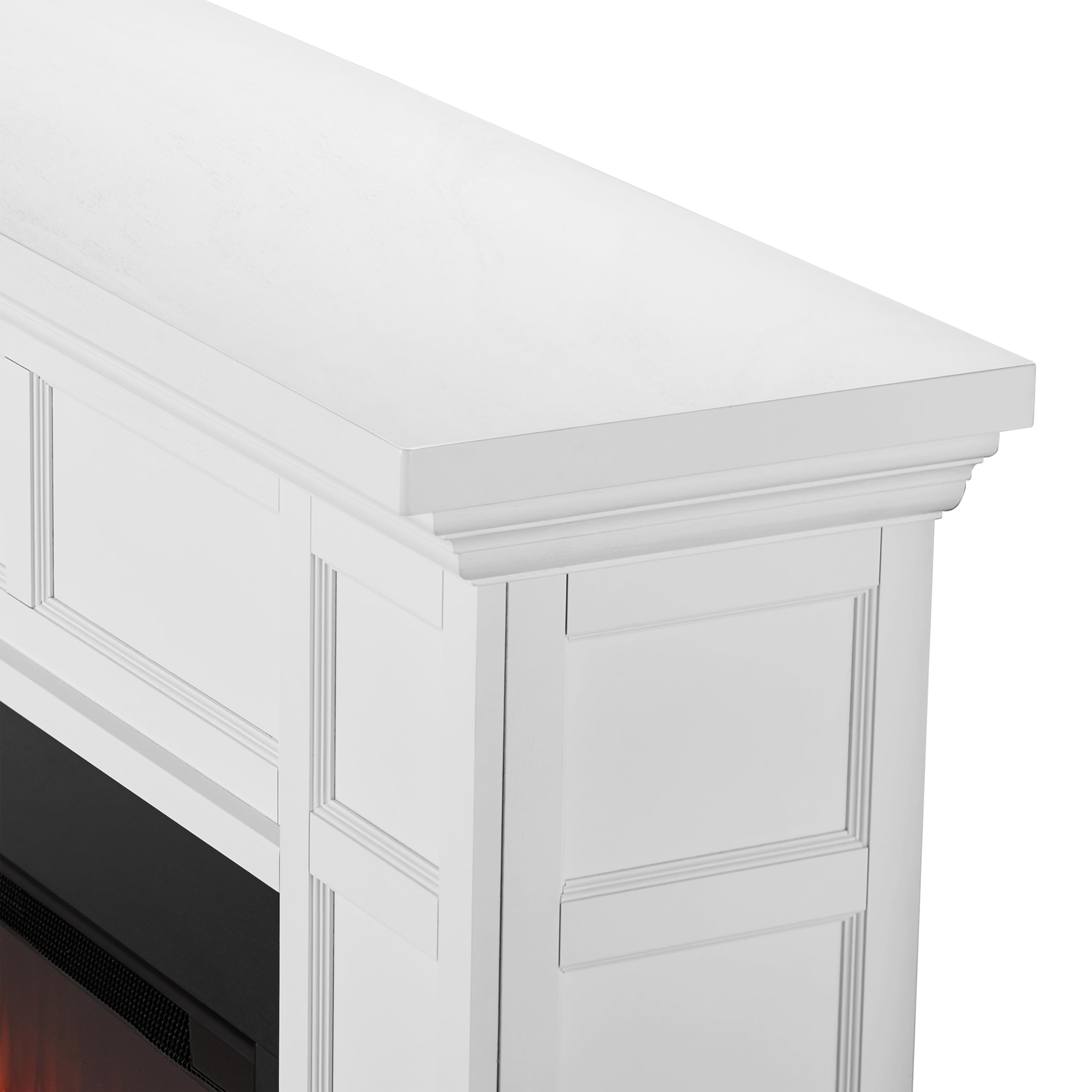 Alcott 75" Electric Fireplace with Mantel