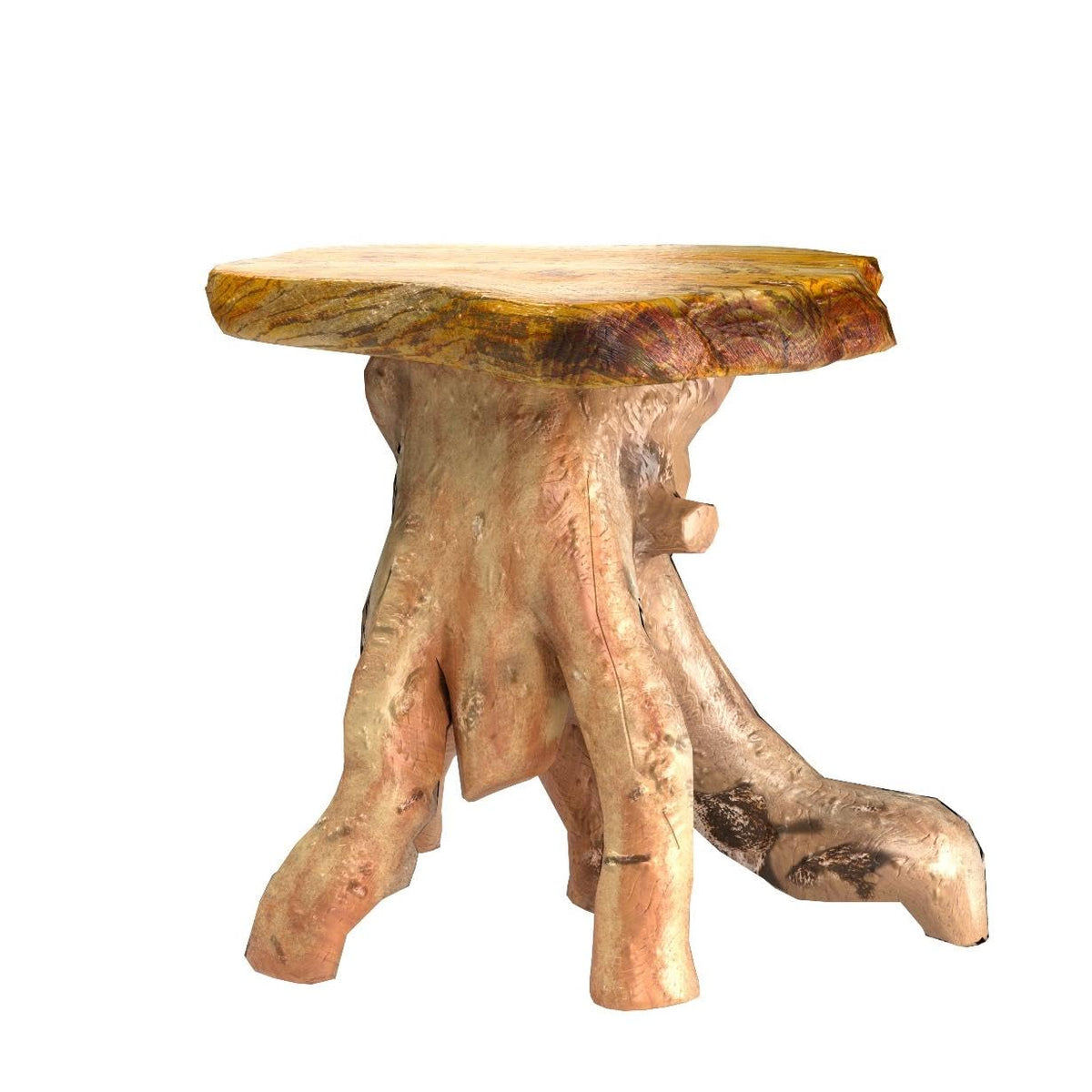 Cedar Stump End Table