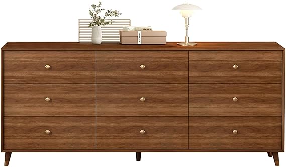 9-Drawer Dresser, 63" Wide