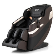 COSTWAY Full Body Massage Chair, Dual SL Tracks Zero Gravity Massage Recliner with Airbags, Waist Heater, Foot Rollers, Voice Control, Auto Body Scan, Retractable Calf Frame, Installation-Free Design