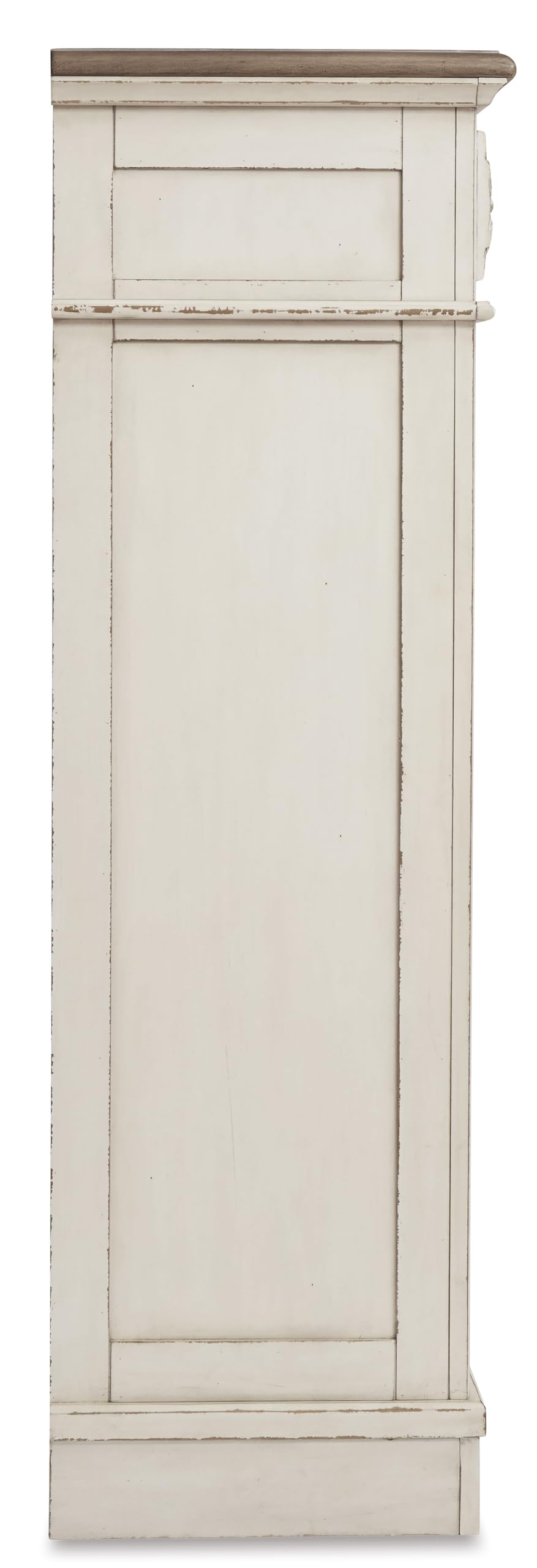 5-Drawer Chest Dresser – Chipped White