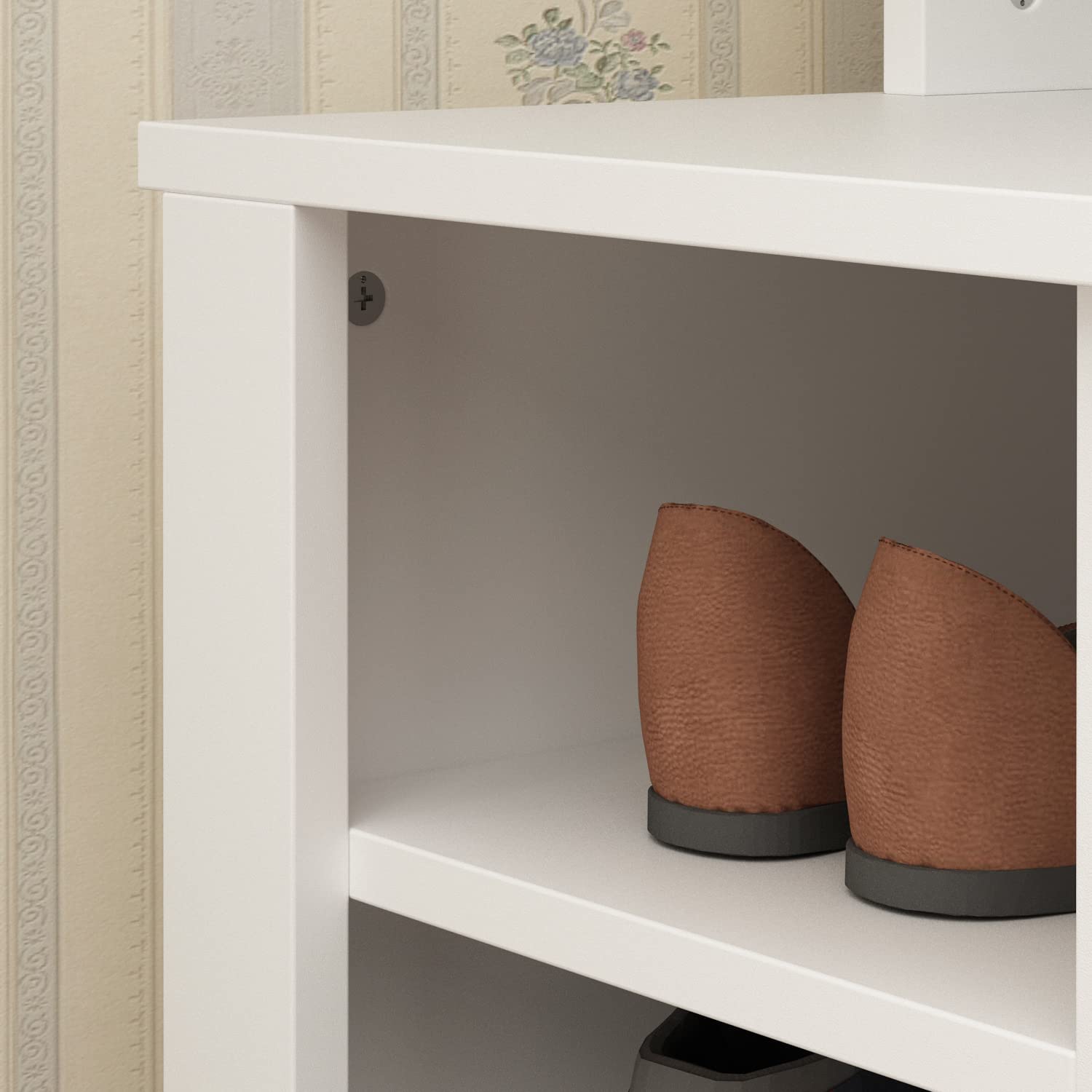 3-in-1 Hall Tree with Shoe Bench & Coat Rack