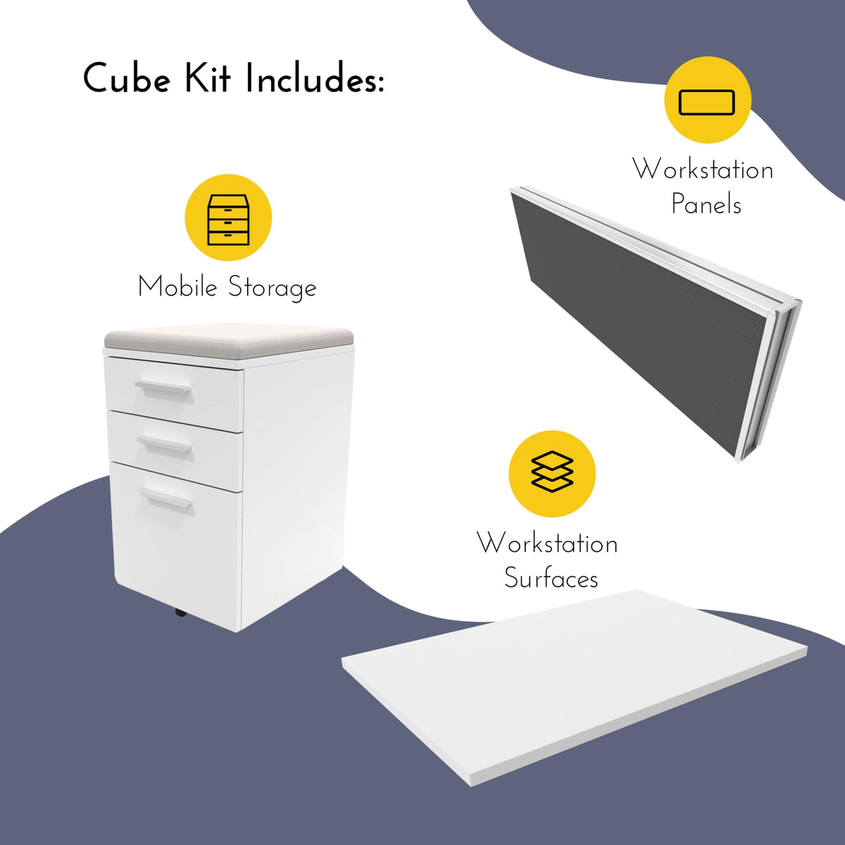 Modular Office Cubicle Kit