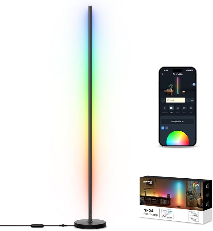 RGB IC Smart Floor Lamp with AI Lighting