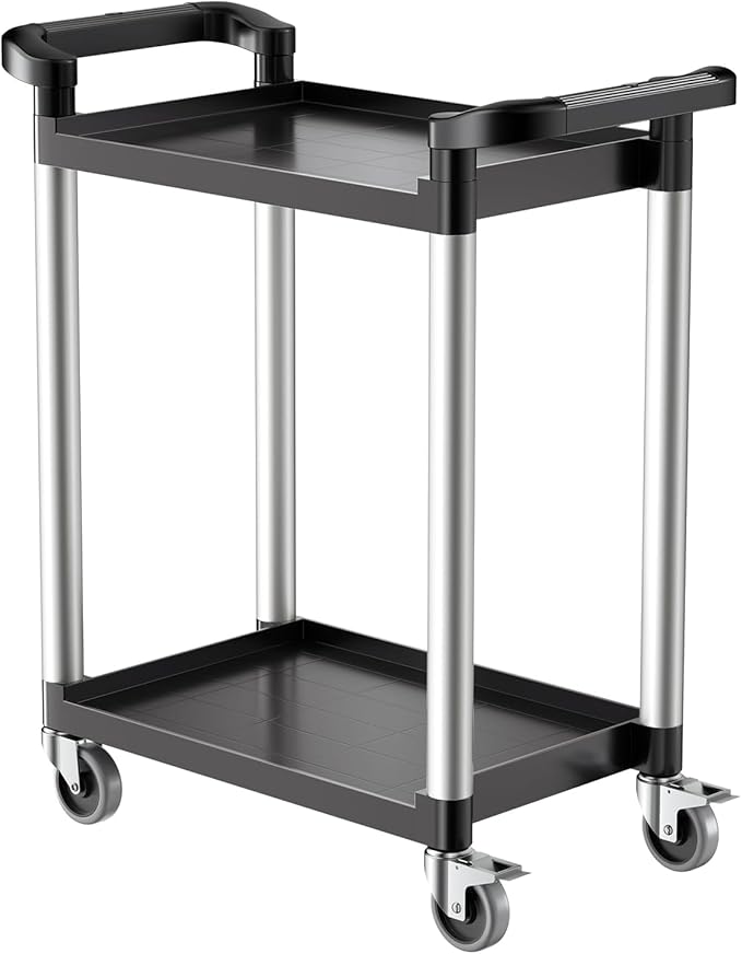 3-Tier Rolling Utility Cart with Swivel Wheels