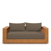 Acacia Wood Outdoor Patio Loveseat