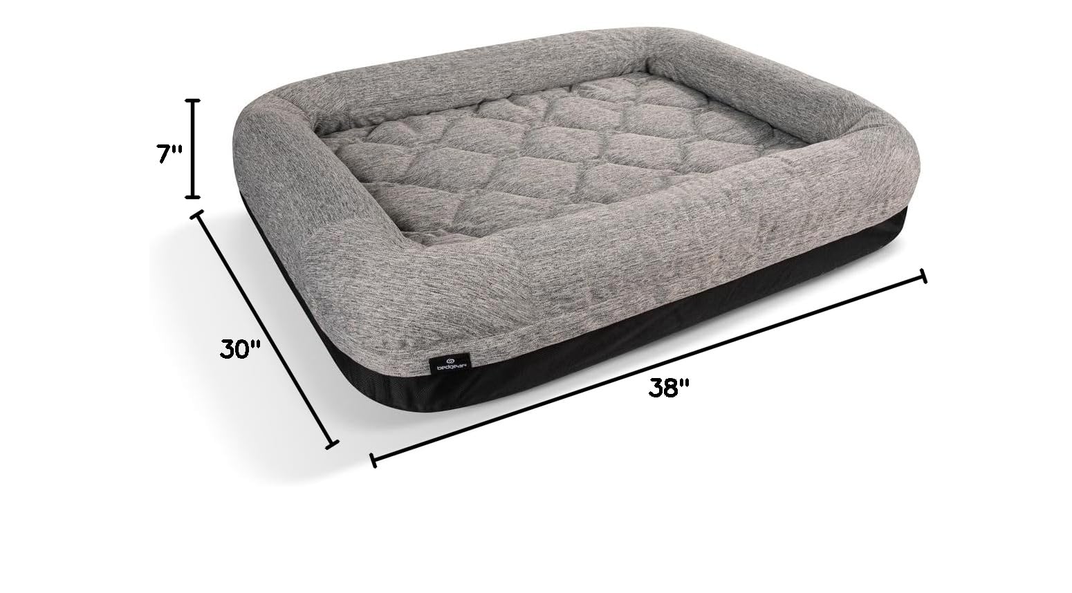 Performance Dog Bed – Ventilated Foam, Waterproof, Washable Cover