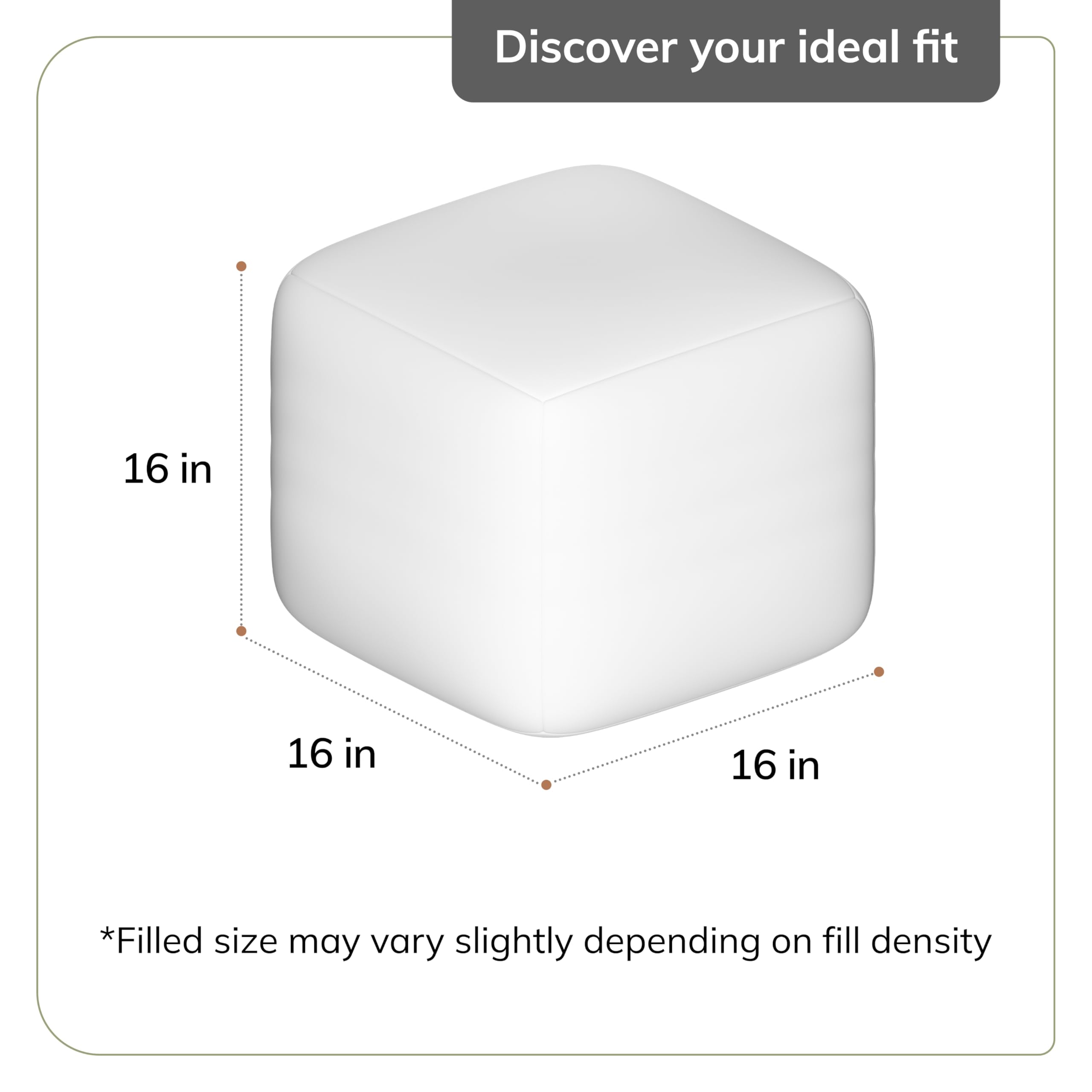 Pouf Ottoman Footrest