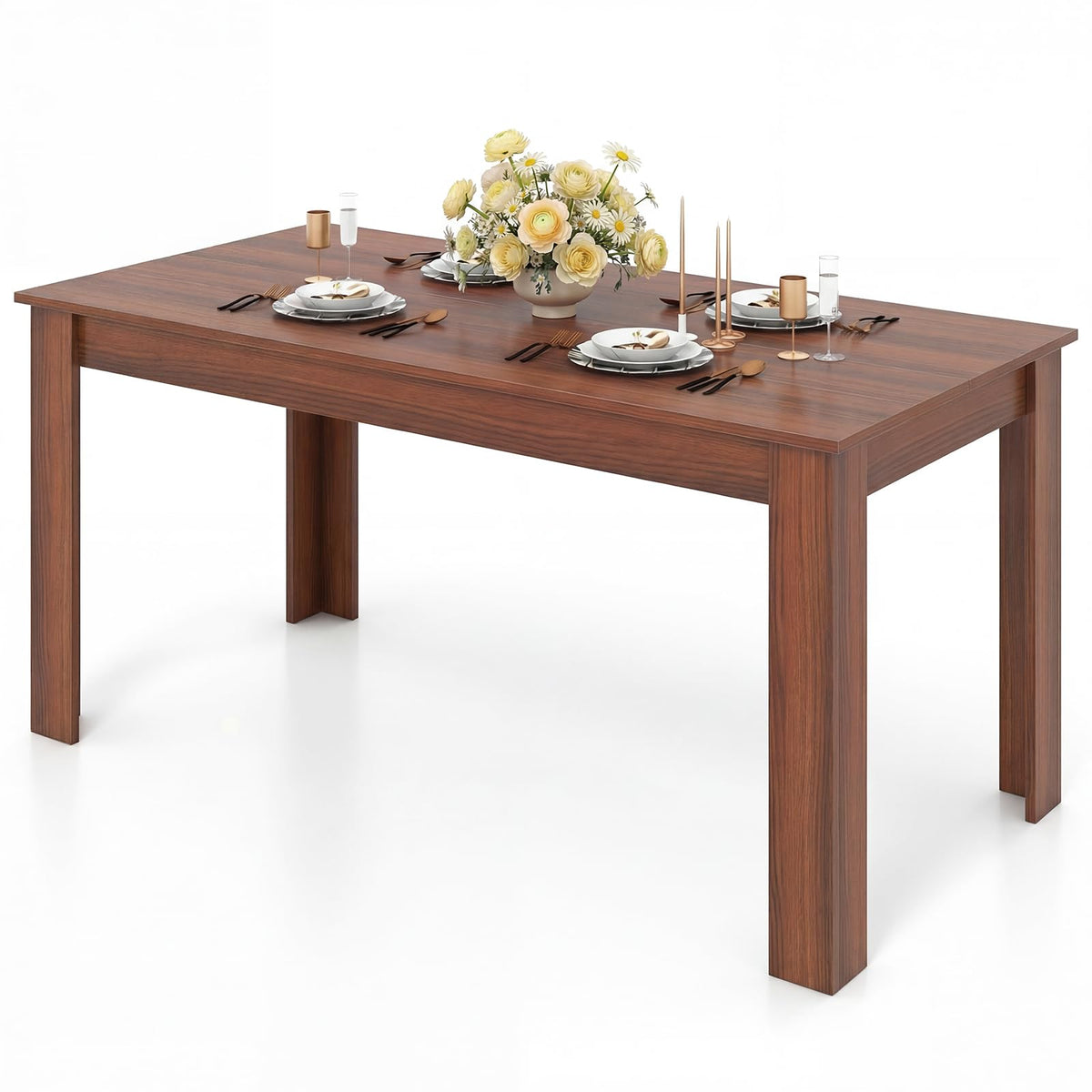 Walnut Rectangular Dining Table