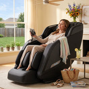 Black 4D Zero Gravity Massage Chair
