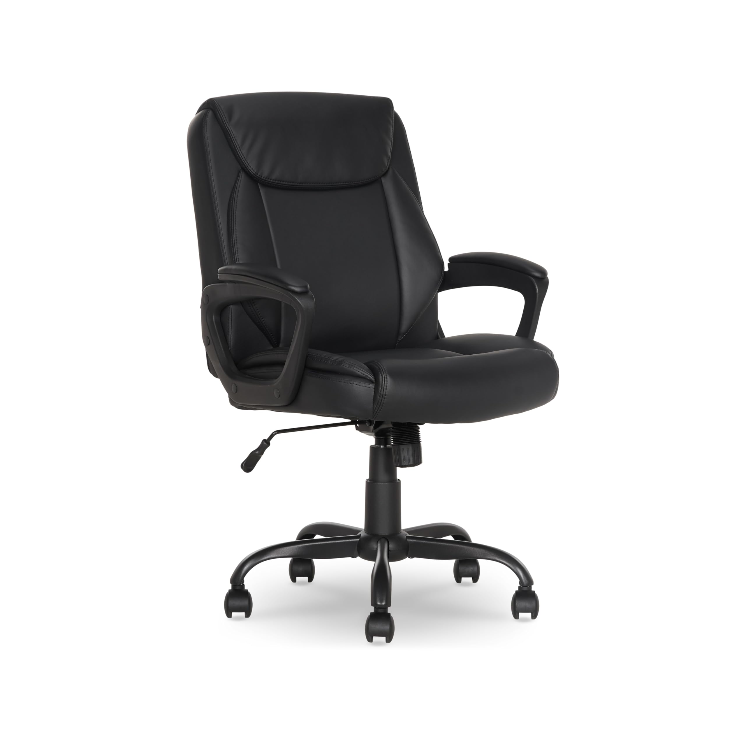 Mid-Back Office Chair with Armrests