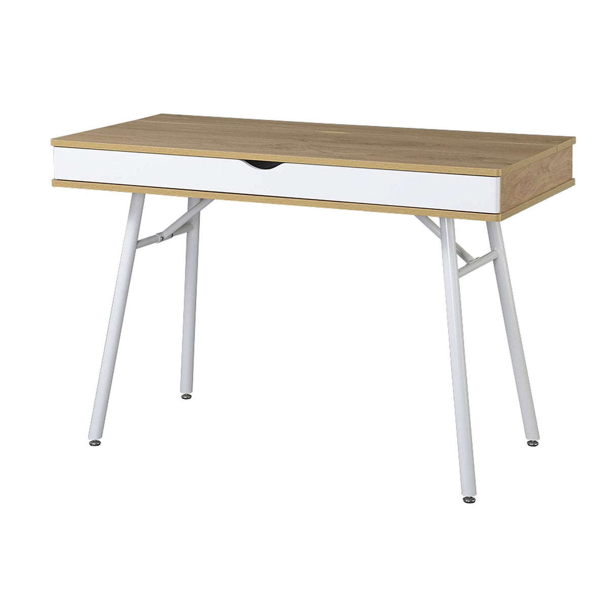 Techni Mobili 46”W Writing Desk w/ Large Drawer & Hidden Cord Management